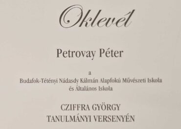 Gratulálunk Petrovay Gábor Péternek